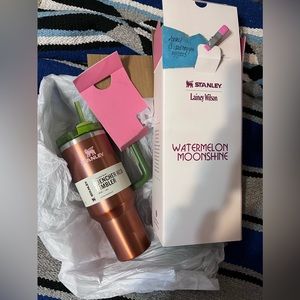 Stanley x Lainey watermelon moonshine tumbler